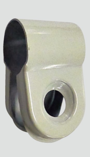 大東プレス U字金具 白 取付径22mm U-015W