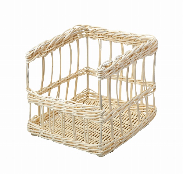 樹脂フランスパンスタンド 白 前開き 小 91-110A(0023710)