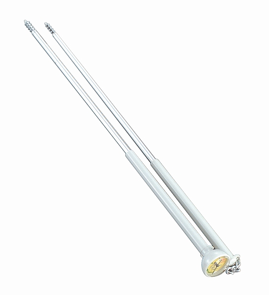 佐藤計量器(SATO) アルミ 揚箸 天ぷらメーター 35cm 温度計付 0240700