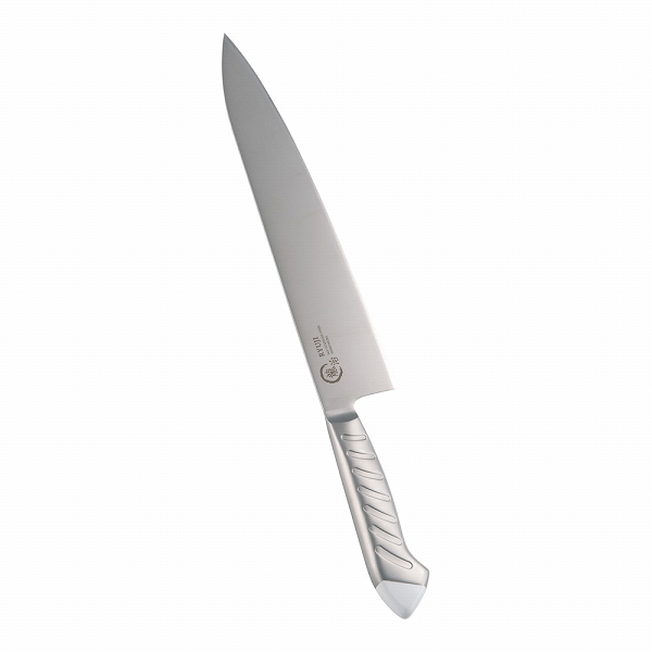 下村工業 龍治 ステンカラー 牛刀 ホワイト 27cm RYS-16W(ALY8822)