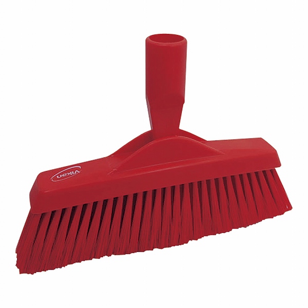 Vikan(ヴァイカン) フロアブルーム レッド ソフトタイプ ハンドル別売 3130(KHL4102)