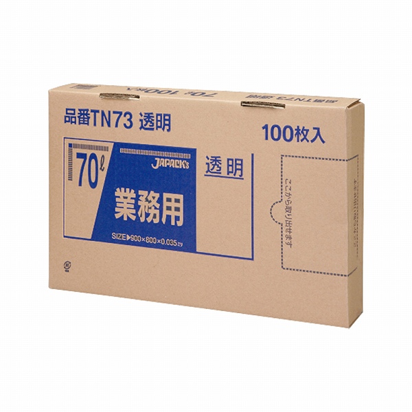 ѥå(JAPACK'S) ̳Ѷϥݥ Ʃ 70L 1Ȣ(100) TN73(KPL2207)