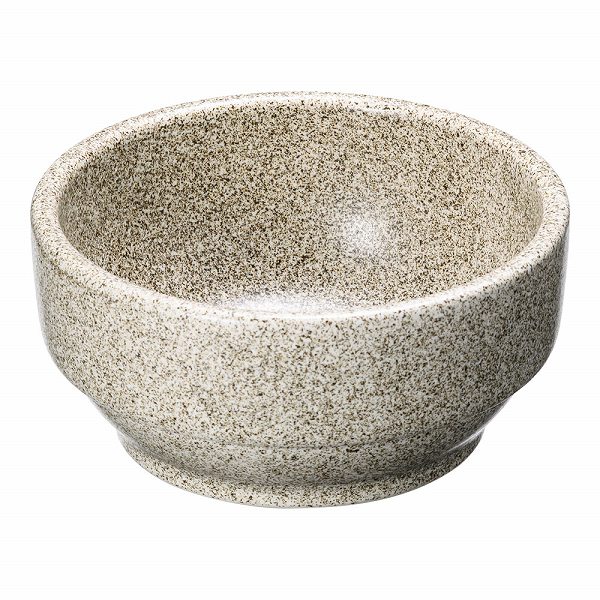 スタッキングビビンバ グレー石目調 14cm 327-0135(QBB0601)