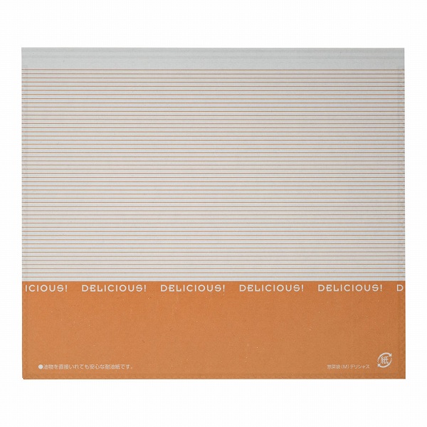 アオト印刷 惣菜袋 デリシャス M 耐油紙 入数：1セット(100枚入) No.07807(XHK1102)
