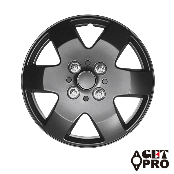 GET-PRO/ゲットプロ ホイールカバー マットブラック 14インチ 汎用 入数：1台分(4枚) L052BP14