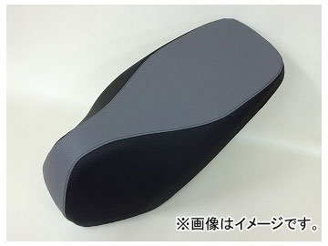グロンドマン 国産シートカバー エンボスグレー・エンボスブラック ツートンカラー/黒ステッチ（張替） 品番：GH5561HC128S10 ホンダ ダンク（AF74）