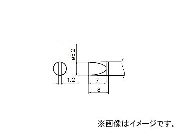ϥå/HAKKO Ϥ 򴹤 5.2D FM-2027/FM2028  ɸॿ T12-D52 5.28mm