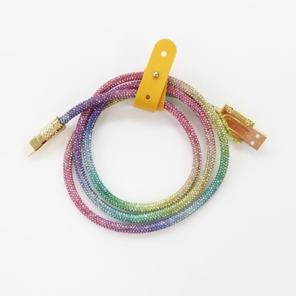 HIRO USB֥ 顼 8ԥ iPhone/iPad/iPod 1m ®б HDL-1057