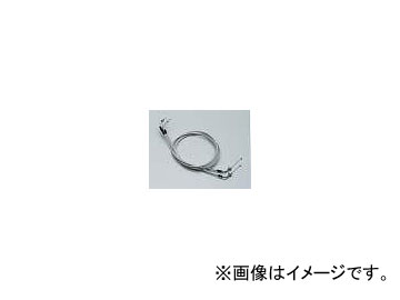 ハリケーン ロング スロットルケーブル スロットルW ステンレスメッシュ ホンダ フュージョン/typeX/XX/SE