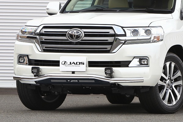 JAOS/ジャオス フロントスキッドバー トヨタ ランドクルーザー 200系 2015年08月～ ポリッシュ/ブラック B150050B