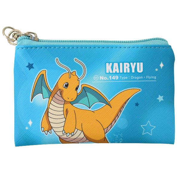 ポケットモンスター フラットミニポーチ カイリュー バッグに付けてもかわいいポーチ PM33899(KAIRYU)