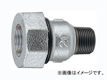 カクダイ 3管兼用ジョイント オスアダプター（白） 品番：649-846-13W JAN：4972353056996