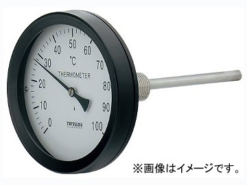カクダイ バイメタル製温度計（アングル型） 品番：649-909-50B JAN