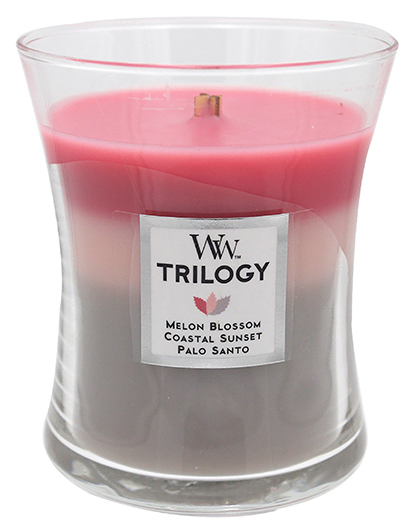 WoodWick/ウッドウィック アロマキャンドル トリロジーキャンドル M ショーアライントリロジー WW9100547