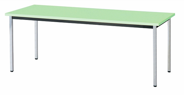 弘益 抗ウイルステーブル グリーン W1800×D600×H700mm BA-2KV(GN