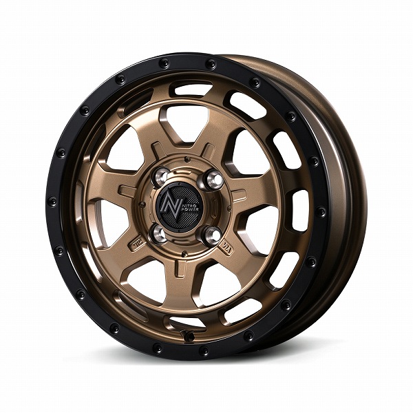 MID NITRO POWER M7 PHALANX ۥ ޥåȥ֥/֥å 154.5J45 4H100 1ʬ(4)