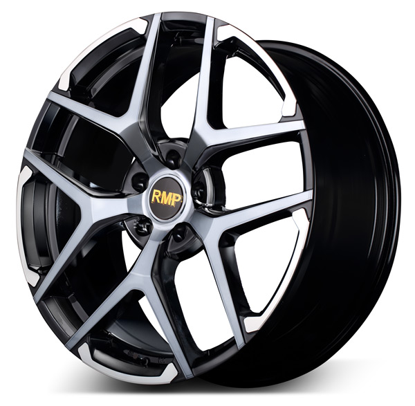 MID RMP 025FX ホイール ブラックポリッシュ/ハイブリッドクリア/Gold 19インチ×8J＋38 5H114 国産車 入数：1台分(4本)