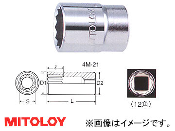 ߥȥ/MITOLOY 1/2(12.7mm) ڥå(ɥ) 12 15mm 4M-15