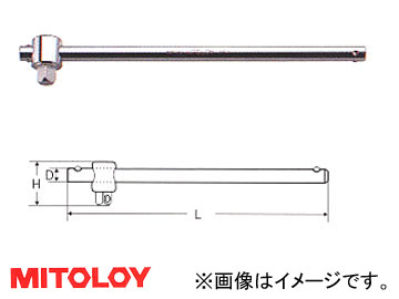 ߥȥ/MITOLOY 3/4(19.0mm) T饤ɥϥɥ 450mm 6ST450