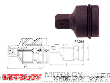 ߥȥ/MITOLOY 1(25.4mm) ѥȥ ץ PAD86