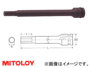 ߥȥ/MITOLOY 3/8(9.5mm) إåå (ѥ) ڥ Ĺ150mm 3mm P3HT3-150