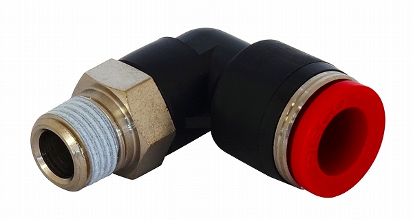 新潟精機 BeHAUS チューブ用ワンタッチ継手 エルボ PL8-01 - 477円