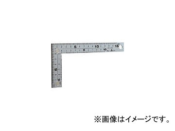 シンワ測定/SHINWA 曲尺 厚手広巾シルバー15cm 表裏同目マグネット付 10435(4111028) JAN：4960910104358