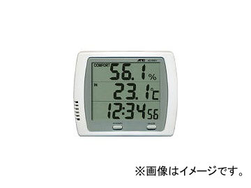エー・アンド・デイ/A&D 時計付き温湿度計 AD5681(3306739) JAN：4981046446310