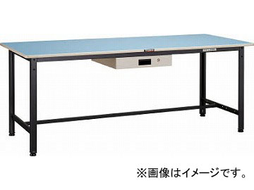 トラスコ中山/TRUSCO BE型軽量作業台 1200X600 薄型1段引出付