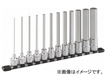 TONE 超ロングヘキサゴンソケットセット(ホルダー付) HH412LL(8188724