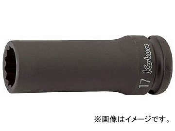 コーケン 12.7mm差込 インパクト12角ディープソケット 36mm 14305M-36