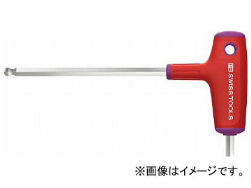 PBスイスツールズ クロスハンドルボール付六角棒レンチ(ロング) 1208-8-150(8187158)