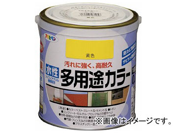 アサヒペン 水性多用途カラー 0.7L 黄色 461056(7878443)