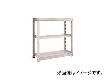 トラスコ中山 M3型中量棚 1200×721×H1500 3段 単体 ネオグレ M3-5473