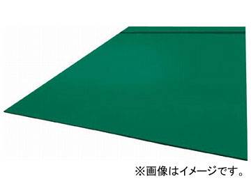 トラスコ中山 作業台用ビニールマット 1500×700×2 グリーン EML-1500