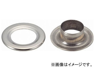 トラスコ中山/TRUSCO 両面ハトメ ステンレス 12mm 100組入 THPS12(2584085) JAN：4989999238211