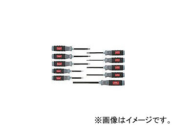 京都機械工具/KTC 樹脂柄ヘキサゴンドライバセット［10本組］ TD1H10B