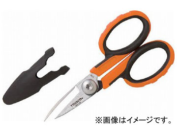 トラスコ中山/TRUSCO ハードはさみ(コンパクトタイプ)ケブラー繊維用 140mm TAH140(4159063) JAN：4989999206203