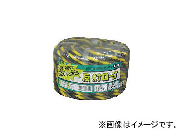ユタカメイク/YUTAKAMAKE ロープ 反射標識万能パックロープ 12φ×20m ヒョウシキ YBH1220(3845567) JAN：4903599034844