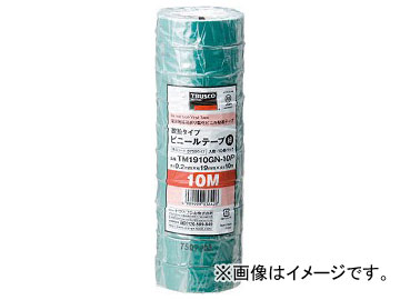 ȥ饹滳/TRUSCO æ ӥˡơ 1910m ꡼ 10ѥå TM1910GN10P(3759547) JAN4989999036428