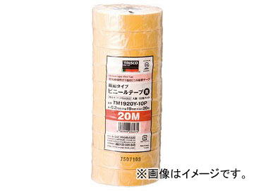 ȥ饹滳/TRUSCO æ ӥˡơ 1920m  10ѥå TM1920Y10P(3759393) JAN4989999036275