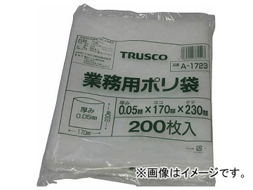 ȥ饹滳/TRUSCO ݥ 230߲170t0.05 200 Ʃ A1723(0024104) JAN4989999361513