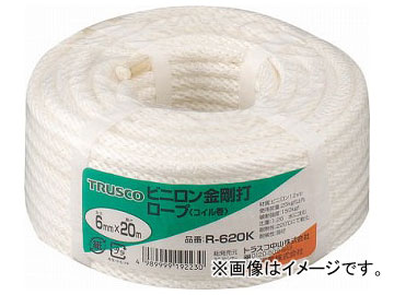 ȥ饹滳/TRUSCO ӥ˥  6mmĹ20m R620K(5112591) JAN4989999192230