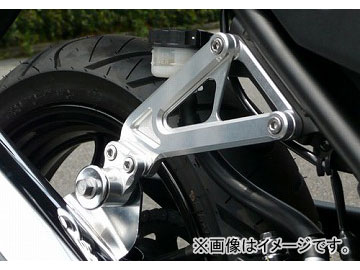 アグラス マフラーステー アルミ削出 品番：P039-2894 シルバー カワサキ ニンジャ250R JAN：4548664003150