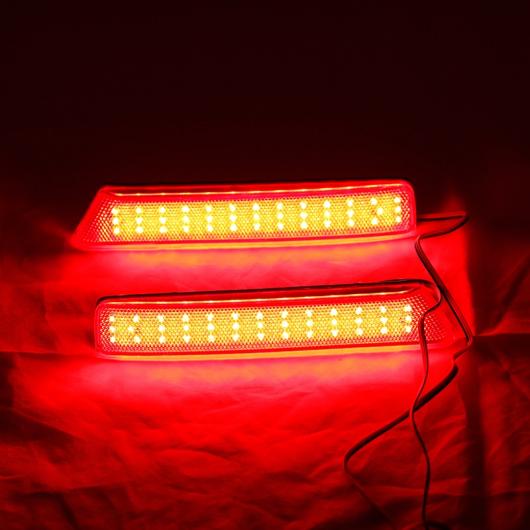 2ピース 12ボルト 6 ワット LED リア バンパー リフレクターライト
