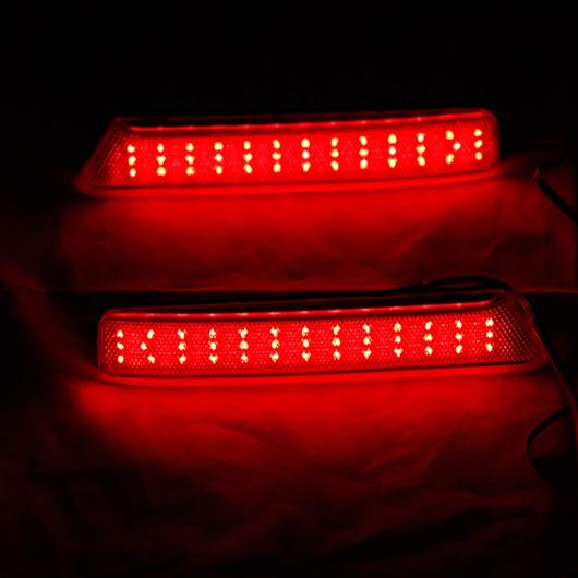 2ピース 12ボルト 6 ワット LED リア バンパー リフレクターライト