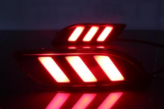 車用ライト 2ピース LED リア リア バンパー リフレクター フォグ