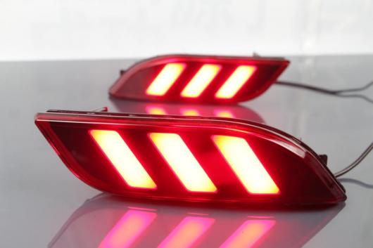 車用ライト 2ピース LED リア リア バンパー リフレクター フォグ
