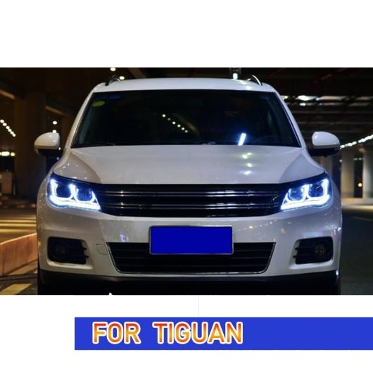 車用ライト 適用: VW ティグアン 2007-2012 LED ヘッドライト DRL