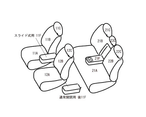 ベレッツァ ワイルドステッチ シートカバー スバル インプレッサ2